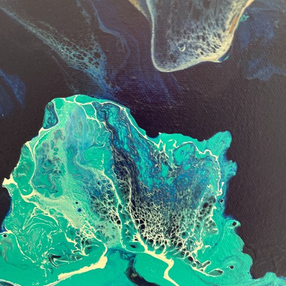 Bird of Paradise 24" x 24" x 1.75" cotton canvas beautiful Hawaii Resin Wall Art - Picture 2 of 6